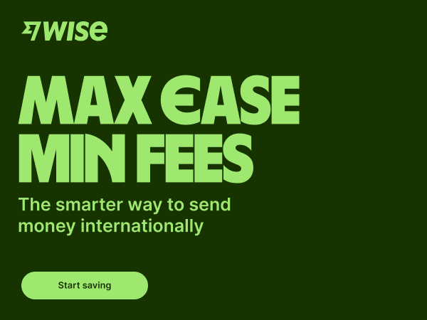 Wise: max ease, min fees. The smarter way to send money internationally
