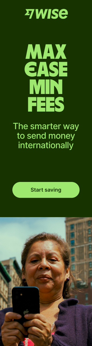 Wise: max ease, min fees. The smarter way to send money internationally